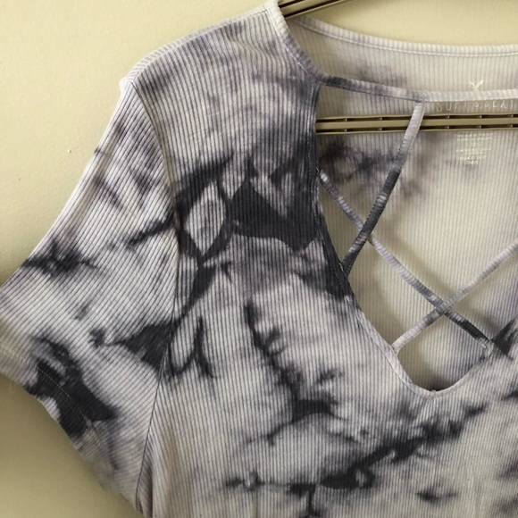 tie-dye strapy neck tee - Picture 2 of 3